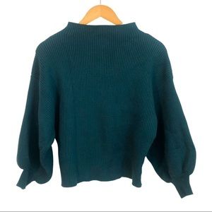 Line & Dot Emerald Green Sweater S